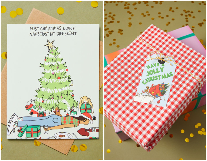 Christmas Cards Singapore - Typo Christmas cards and wrapping paper