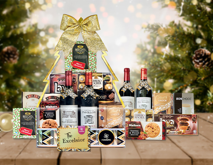 gift baskets & Christmas hampers singapore - Humming Flowers & Gifts