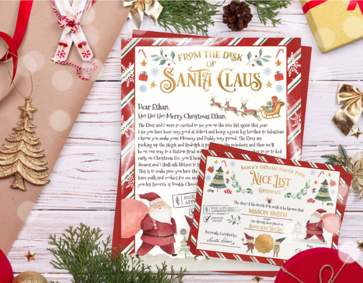 meet Santa Singapore - Etsy personalised Santa letters