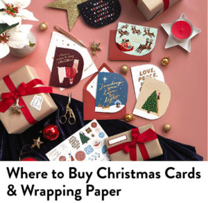 Where to Buy Christmas Cards and Wrapping Paper