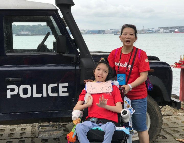 Make-A-Wish Singapore - Cindy and Hillary in SG