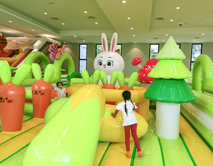 Jumptopia bouncy castles at Garden by the Bay