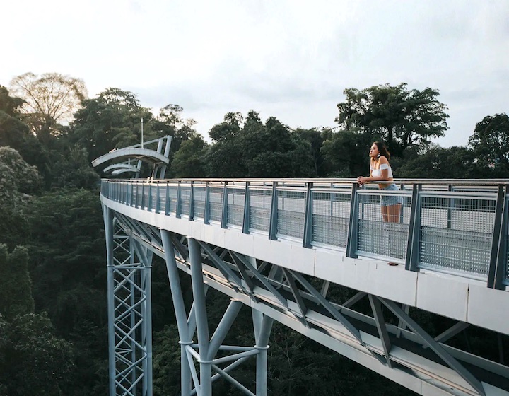 Fort Siloso Skywalk at Sentosa