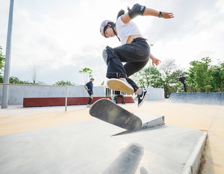 Jurong lake garden skate park