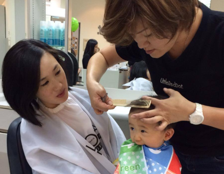 kids haircuts Singapore - LittleRedDot