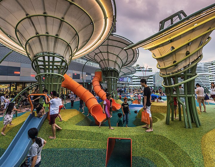 Kid Friendly Indoor Mall Playground Singapore Waterway Point