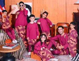 baju kurung kids hari raya adult pokoks family
