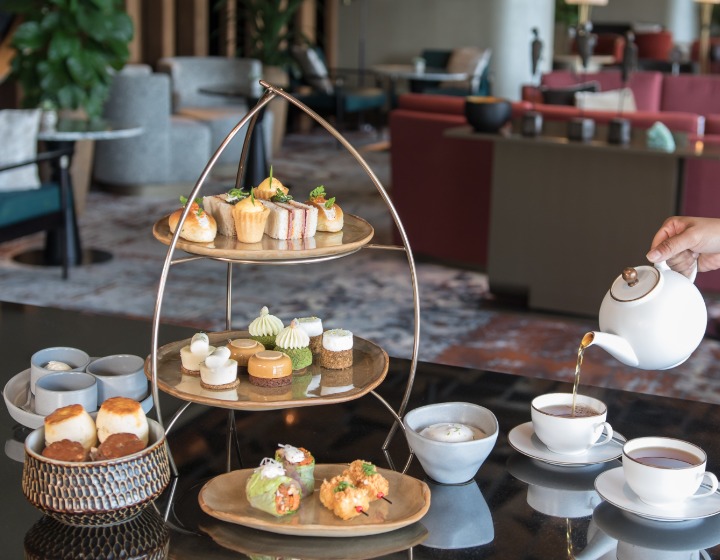 high tea singapore - MO Bar Asian inspired High tea