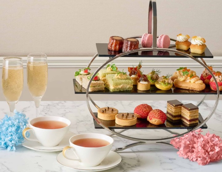 high tea singapore - The Courtyard Fullerton Hotel