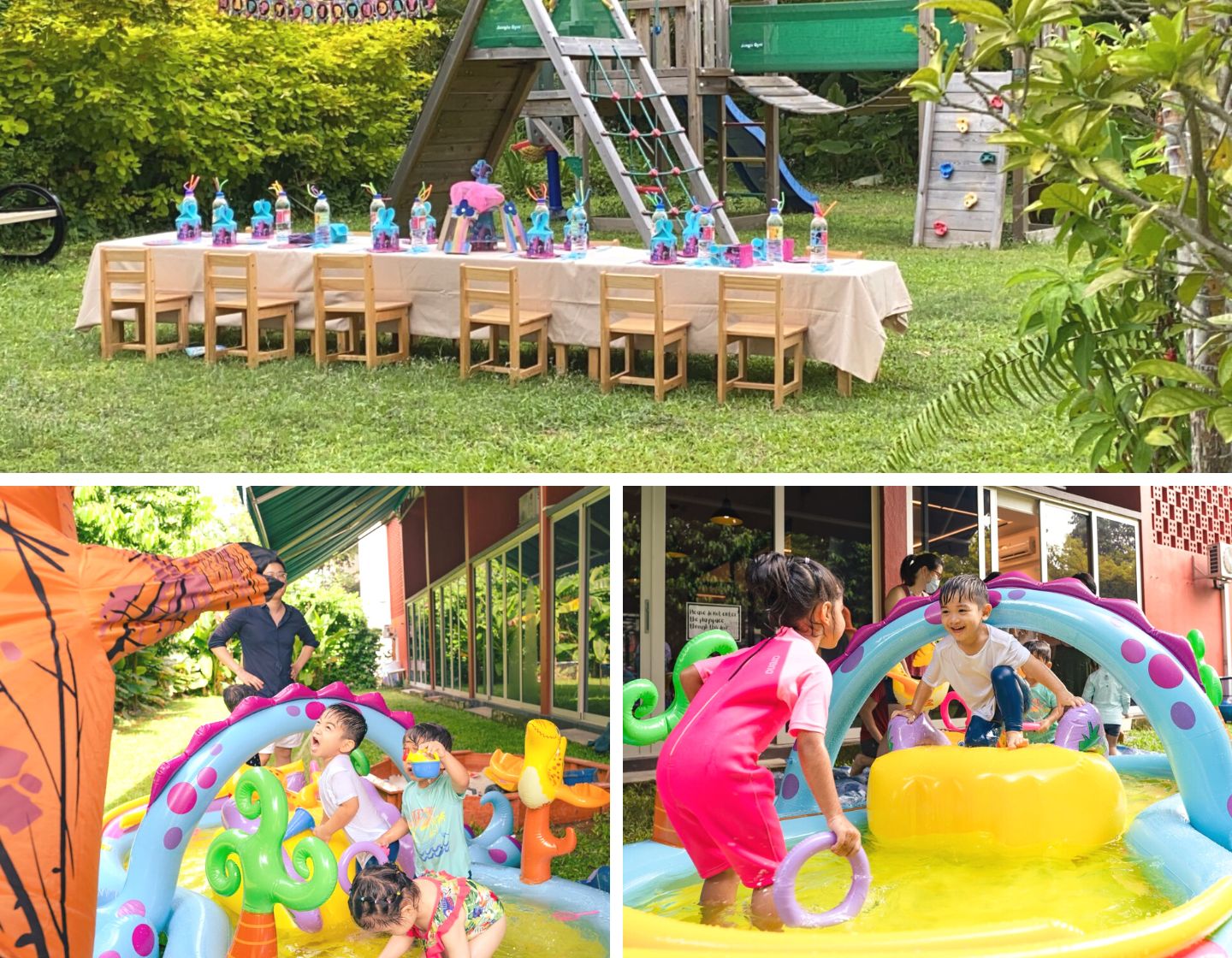 birthday party in singapore with indoor play and outdoor space Mosaic Academy