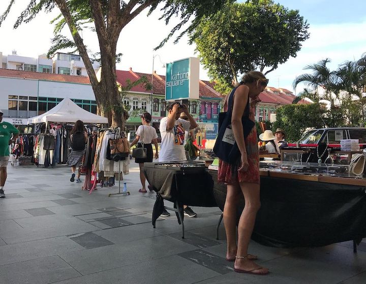 things to do this weekend in singapore with kids - vintage flea market katong