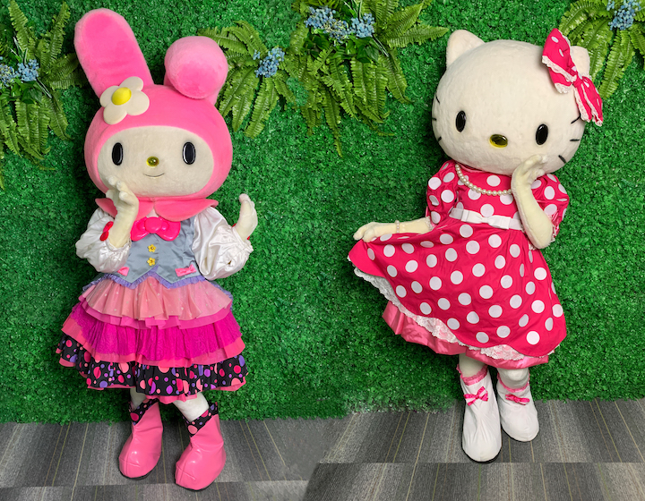City Square Mall Hello Kitty and My Melody Mascot