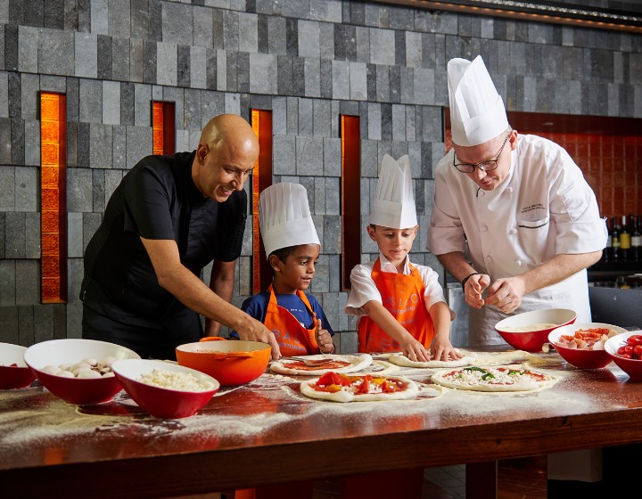 Festa Della Repubblica Italiana at Regent Singapore - pizza class for kids