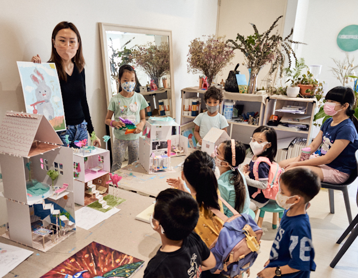 Art Class For Kids Singapore The Drawing Mint Kids in Class
