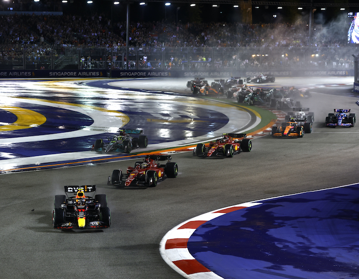Formula 1 Grand Prix 2023 Cars racing on track
