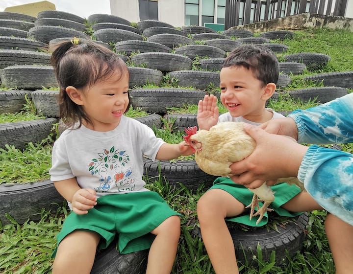 preschools outdoor play space