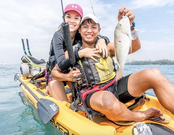 Kayaking in singapore with kayak fishing fever - kayaks and fishing all at once