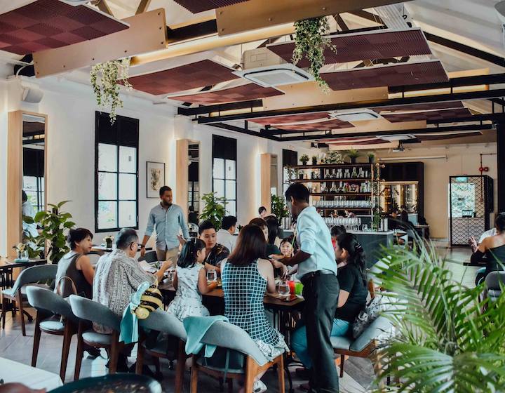 botanic gardens singapore the garage restaurant seating