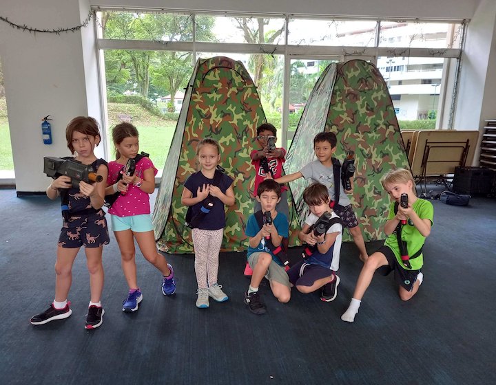 laser tag singapore TAG team