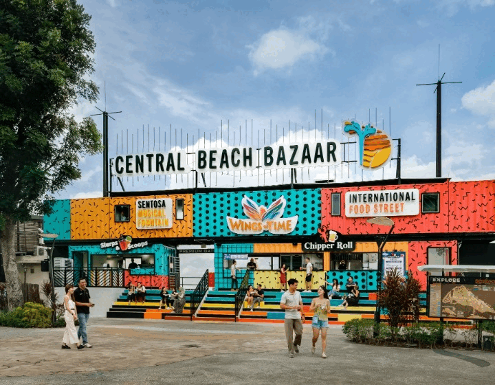 Central Beach Bazaar - Singapore Musical Fountain