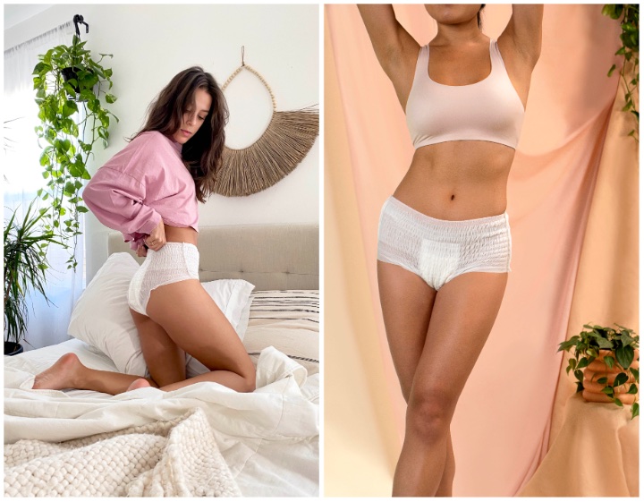  Rael Disposable Underwear For Women, Organic Cotton