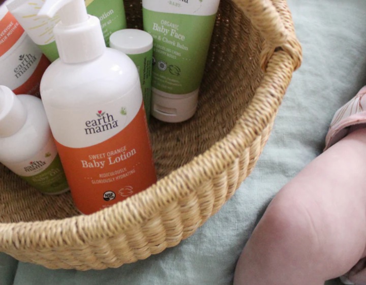 best baby skincare products - Earth Mama