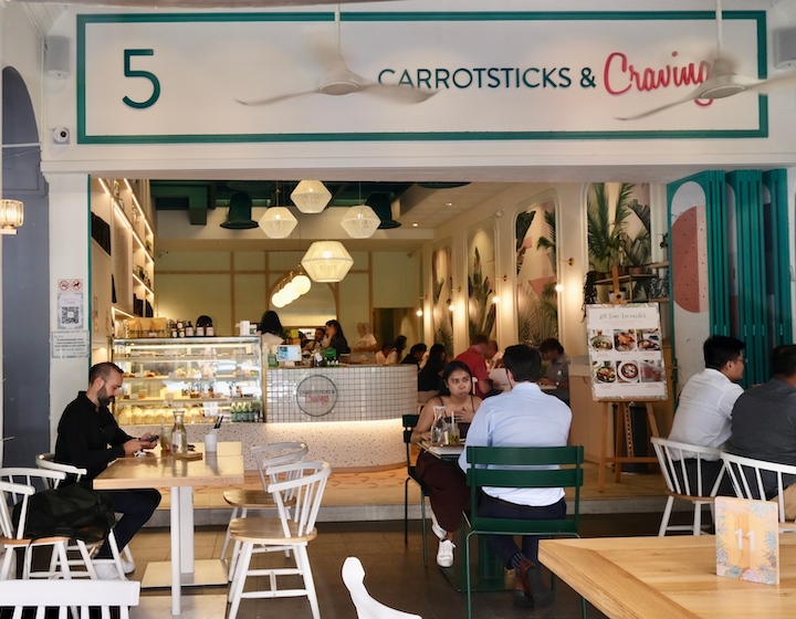 kid-friendly cafe singapore carrotsticks & cravings indoor seating