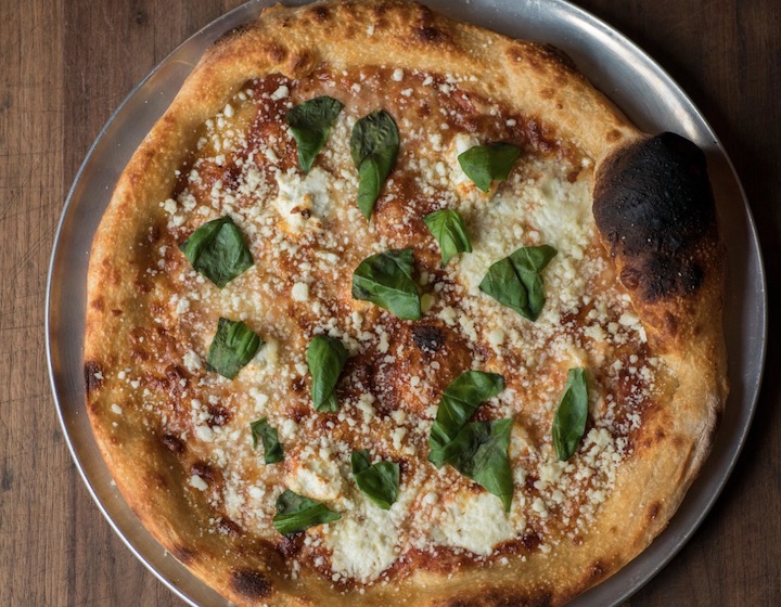 A modern twist on the Italian neighbourhood pizzeria, Blue Label Pizza and Wine 