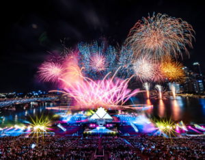 2023 New Year's Eve Fireworks Singapore - AVEX Star Island Singapore