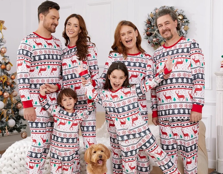 family matching christmas pajamas pat pat