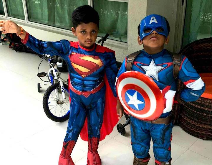 Childrens superhero sales costumes matalan