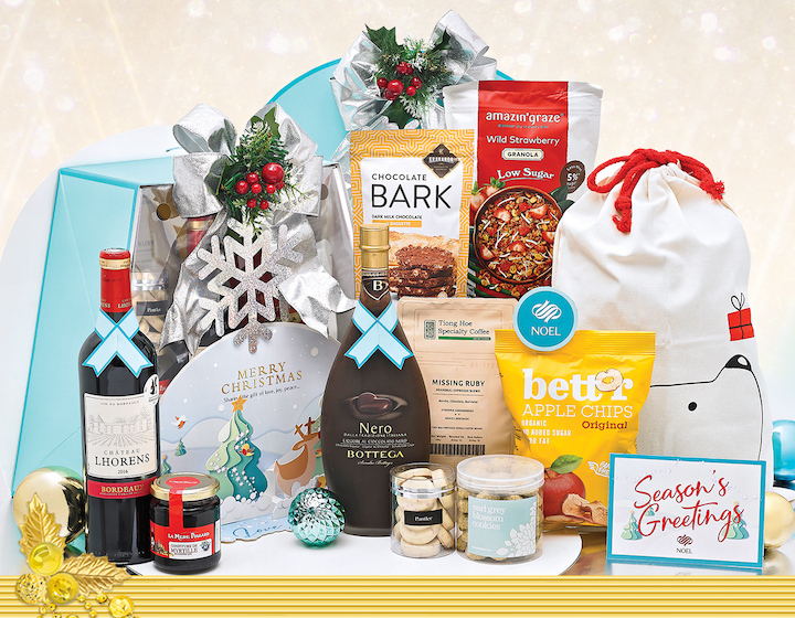 gift baskets & Christmas hampers singapore - Noel Gifts Christmas Santa’s Indulgence Gift
