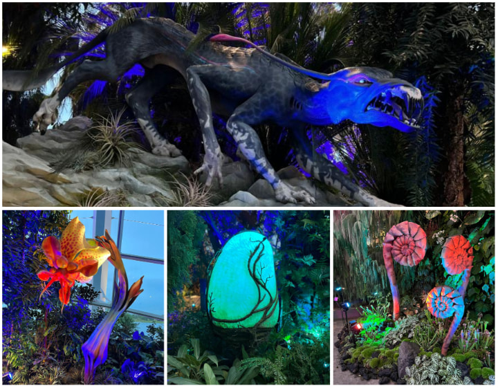 avatar gardens by the bay - Pandora flora and fauna