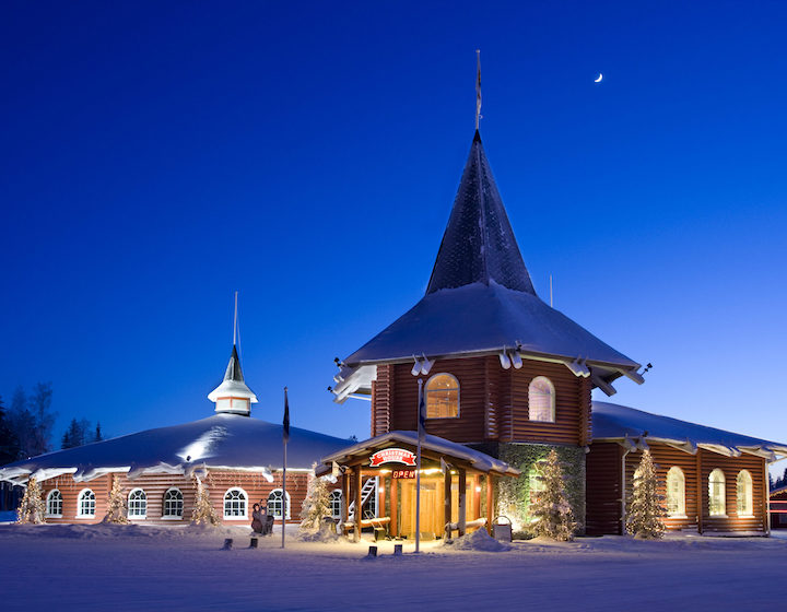 christmas market europe - Santa Claus Village House