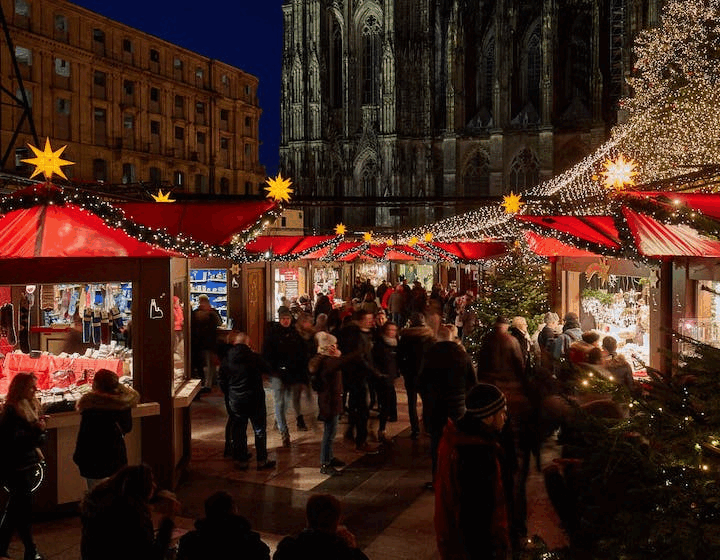 christmas market europe - cologne, germany