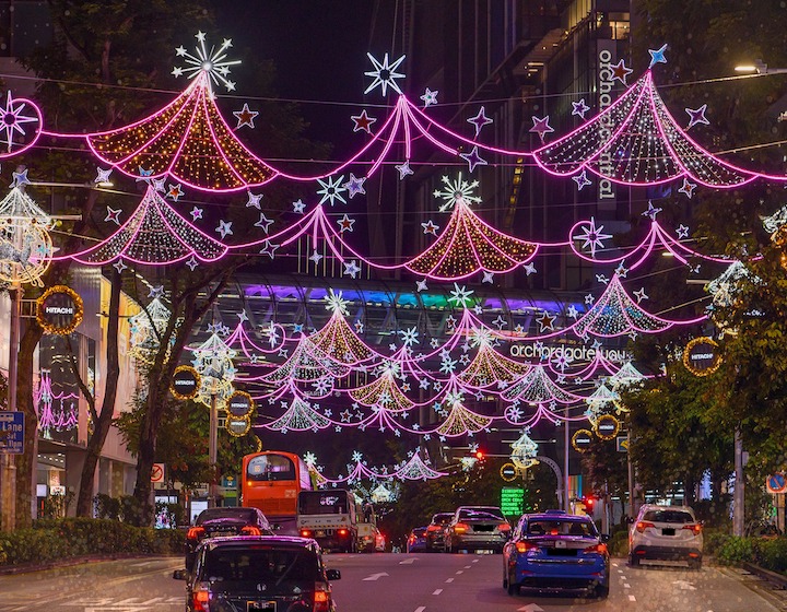 orchard road christmas light-up 2023