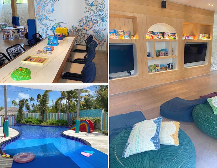 Hilton Maldives Amingiri Resort & Spa for kids and families - kids club included plus activities