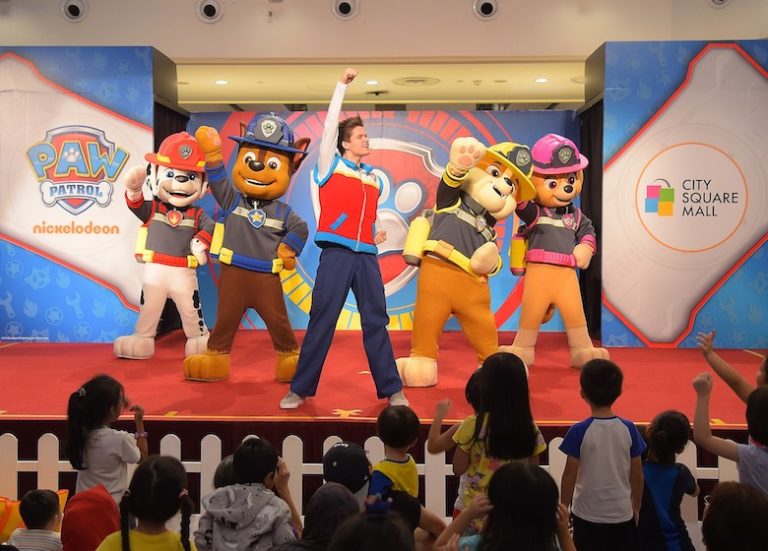 mall shows singapore paw patrol at City Square Mall