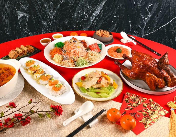 cny reunion dinner hotel buffet dusit thani laguna singapore