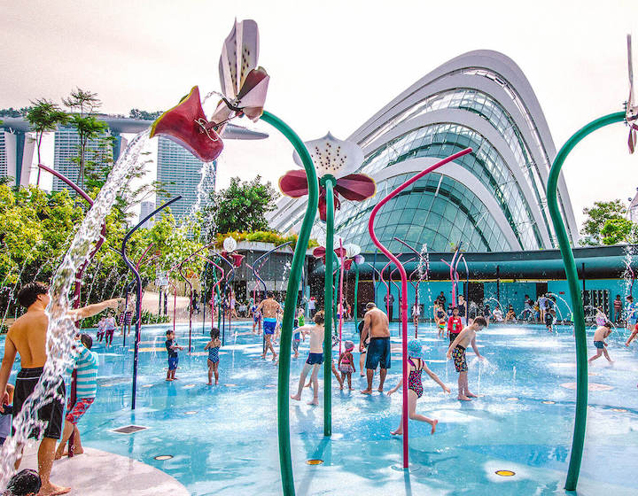 parks in singapore Children's Garden Water Park at Gardens by the Bay