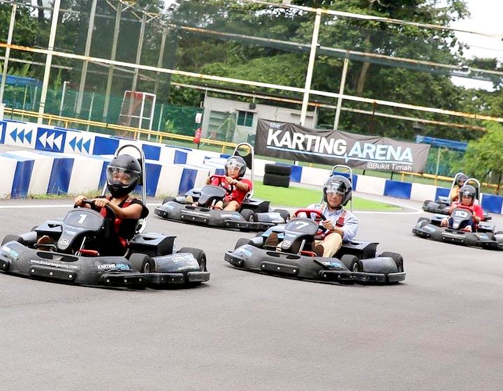 Go Kart in Singapore at The Karting Arena at Bukit Timah