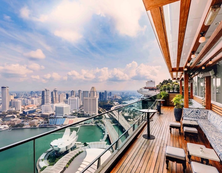 rooftop restaurant bar singapore lavo mbs