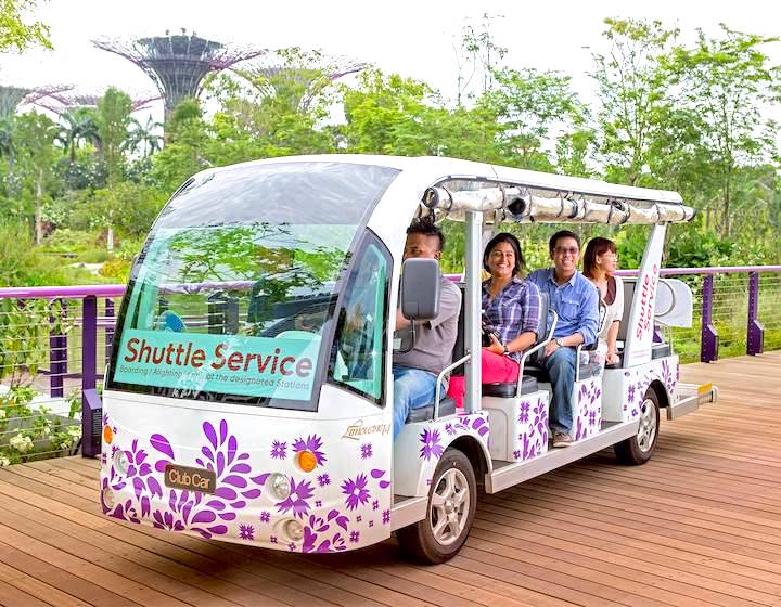 Shuttle Bus Service at Gardens by the Bay