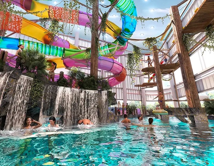 hometeamns bedok reservoir aqua adventure slide water park