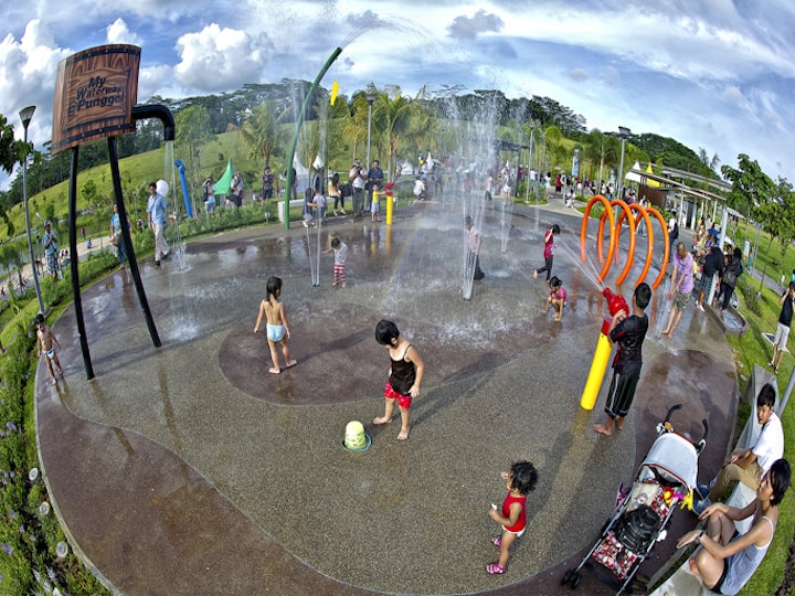 water playground singapore punggol waterway park