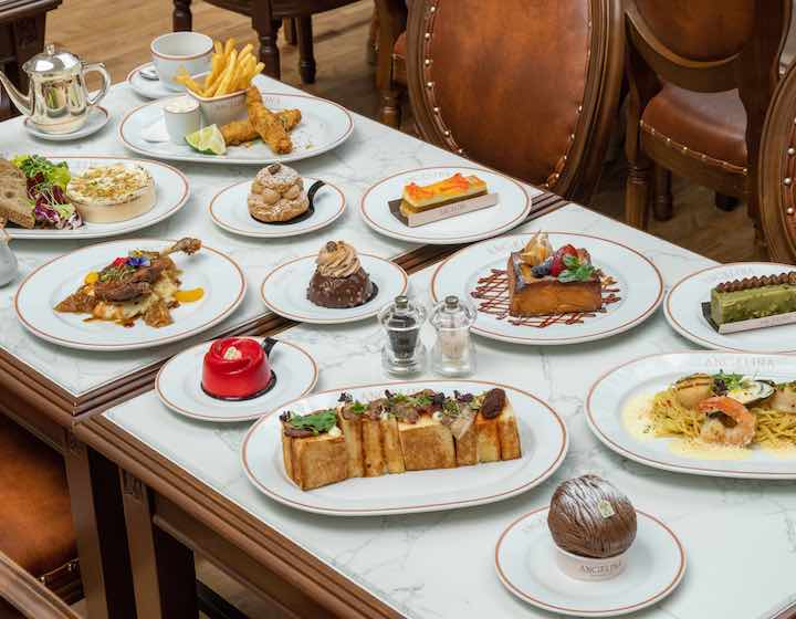 Brunch at Angelina, the iconic Parisian tearoom and patisserie,