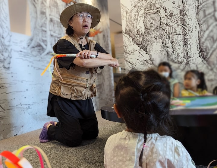 national gallery children's biennale bilingual storytelling