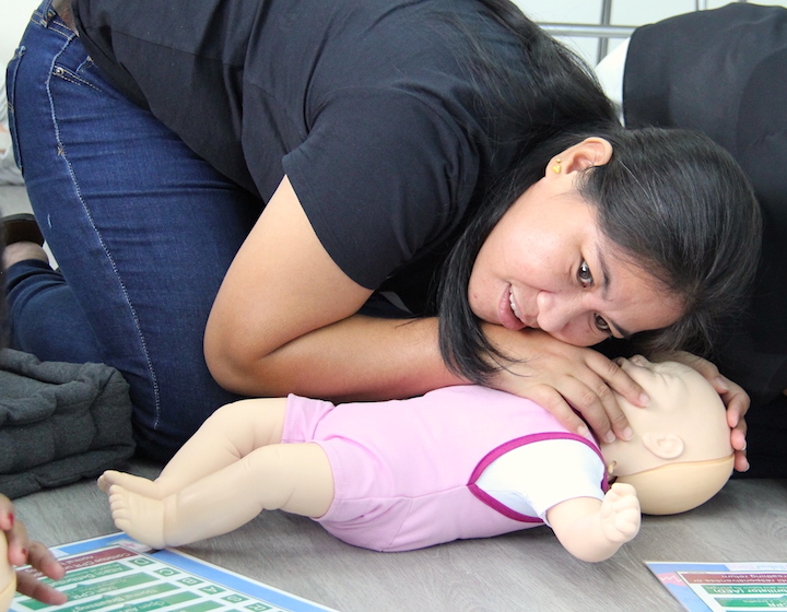 first aid courses singapore beloved bump helper and infant mannequin