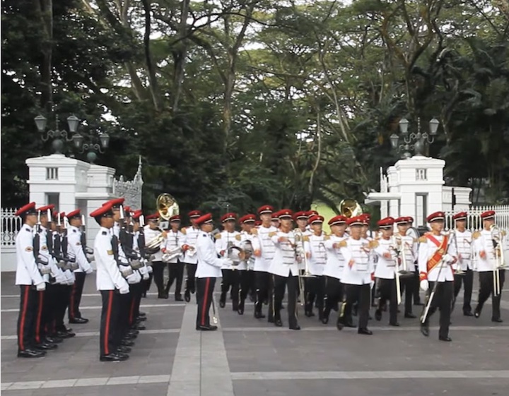 Istana Open House and Changing of guards ceremony