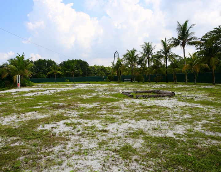 pulau ubin camping singapore endut senin campsite open space